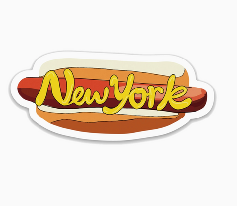 New York Hot Dog Sticker