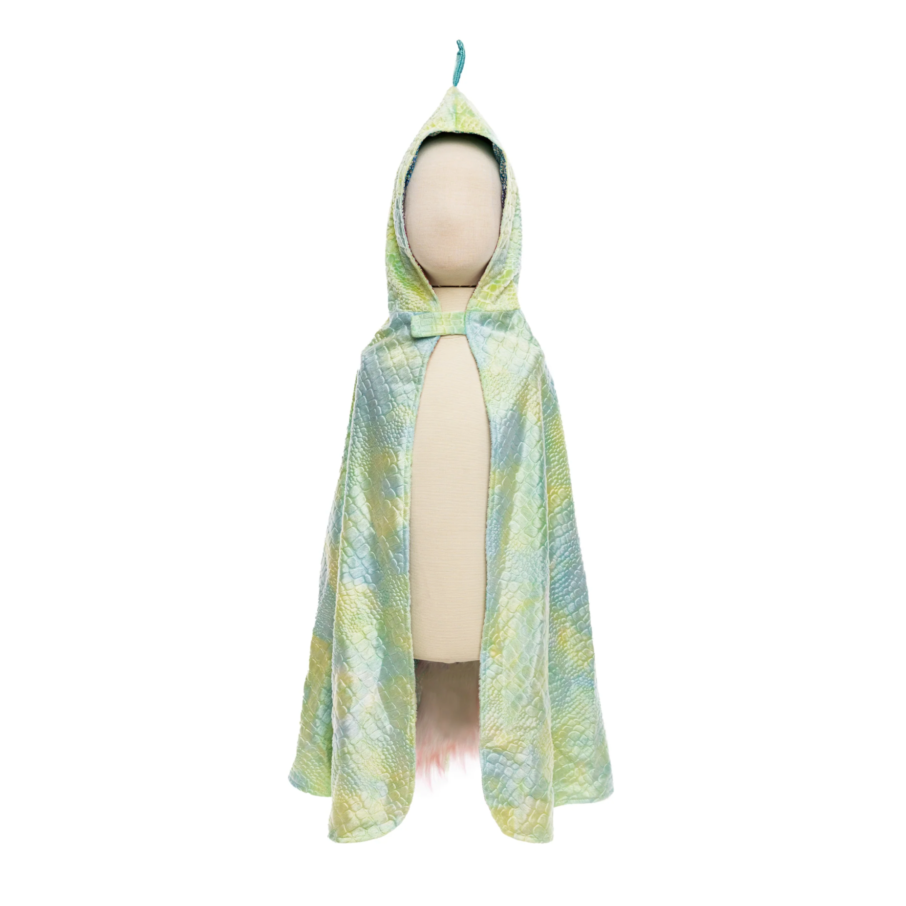 Rainbow Reversible Unicorn Dragon Cape, Size 3-4