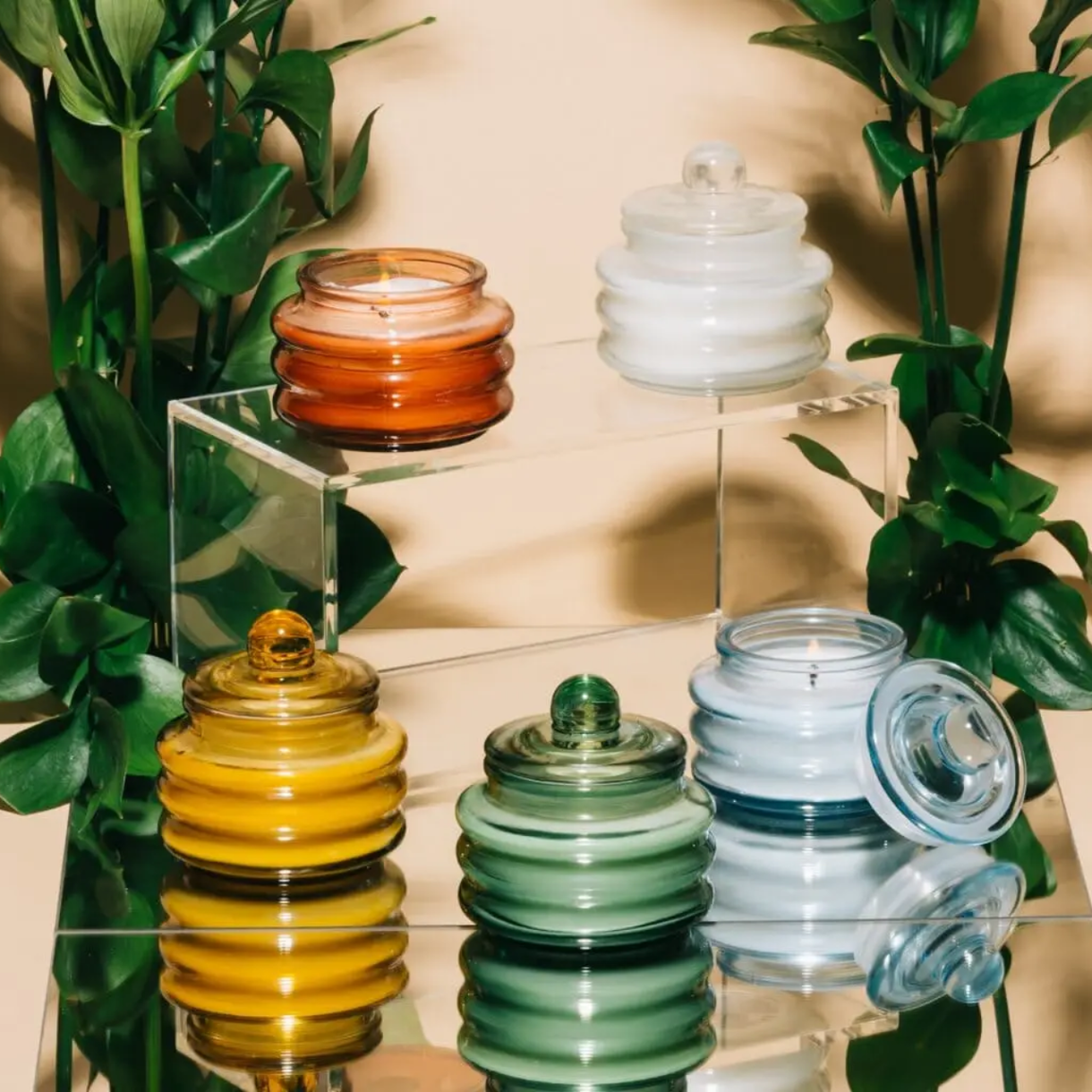 Paddywax Beam Glass Candle with Lid - Stay Forever