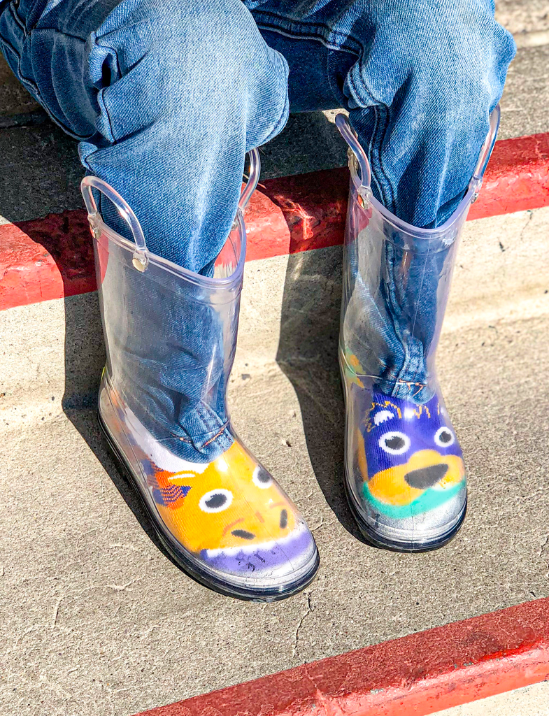 Moose & Bear Mismatched Non-Slip Kids Socks - Small