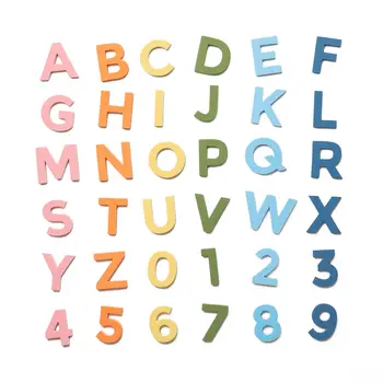 2" 36pc Rainbow Mod Magnetic Letters