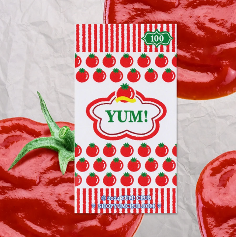 Ketchup Mini Memo Pad