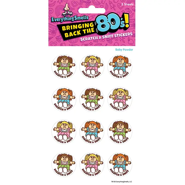 Baby Powder Doll Scratch & Sniff Stickers