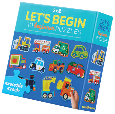 Let's Begin Box Puzzle 2pc Vehicles