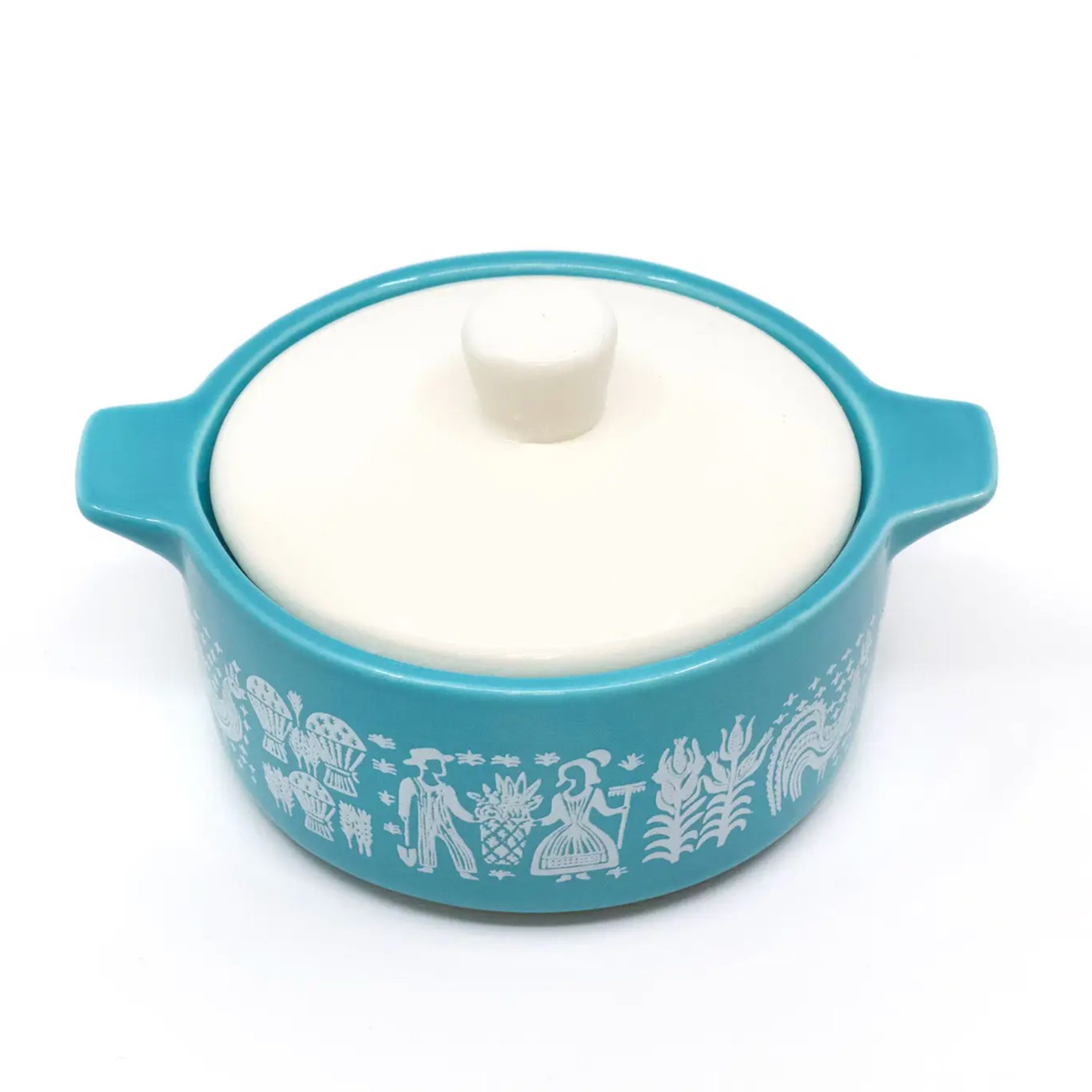 Butterprint Casserole Ceramic Trinket Box - Stay Forever
