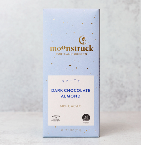 Moonstruck  Salty Dark Sea Salt Almond Bar