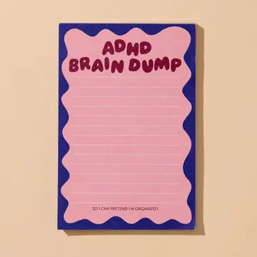 Adhd Brain Dump Notepad