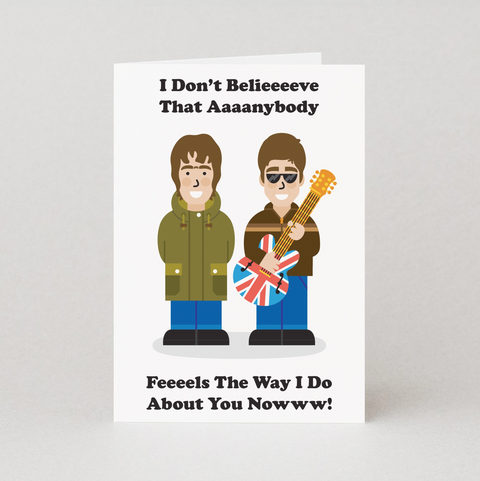 Liam Gallagher Valentine's  Card