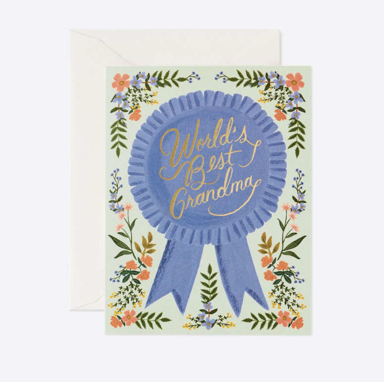 World's Best Grandma Card