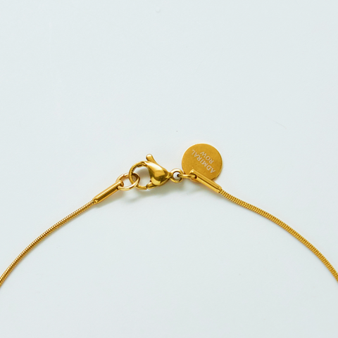 Gold Opal Sun & Moon Gemstone Medallion Necklace