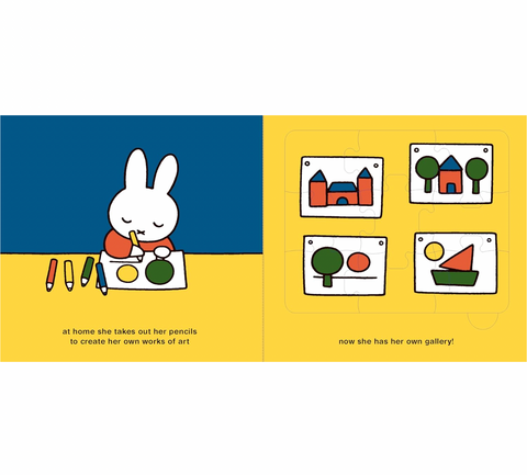 Miffy the Artist - Jigsaw Puzzle  Book