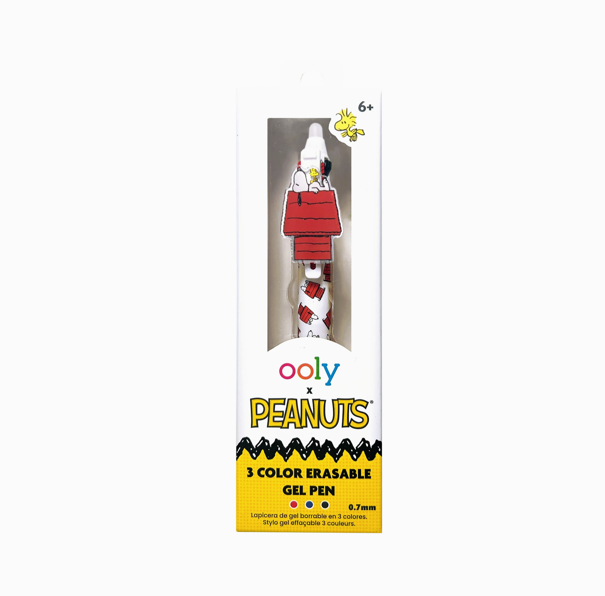 OOLY X Peanuts - 3 Color Erasable Gel Pen