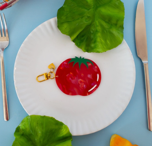 A Shop of Things Tomato Keychain