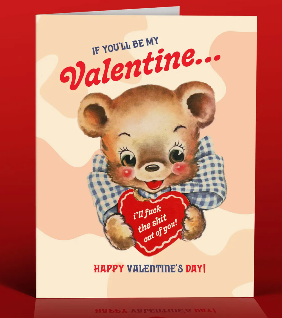 Love Bear Says Valentine Card
