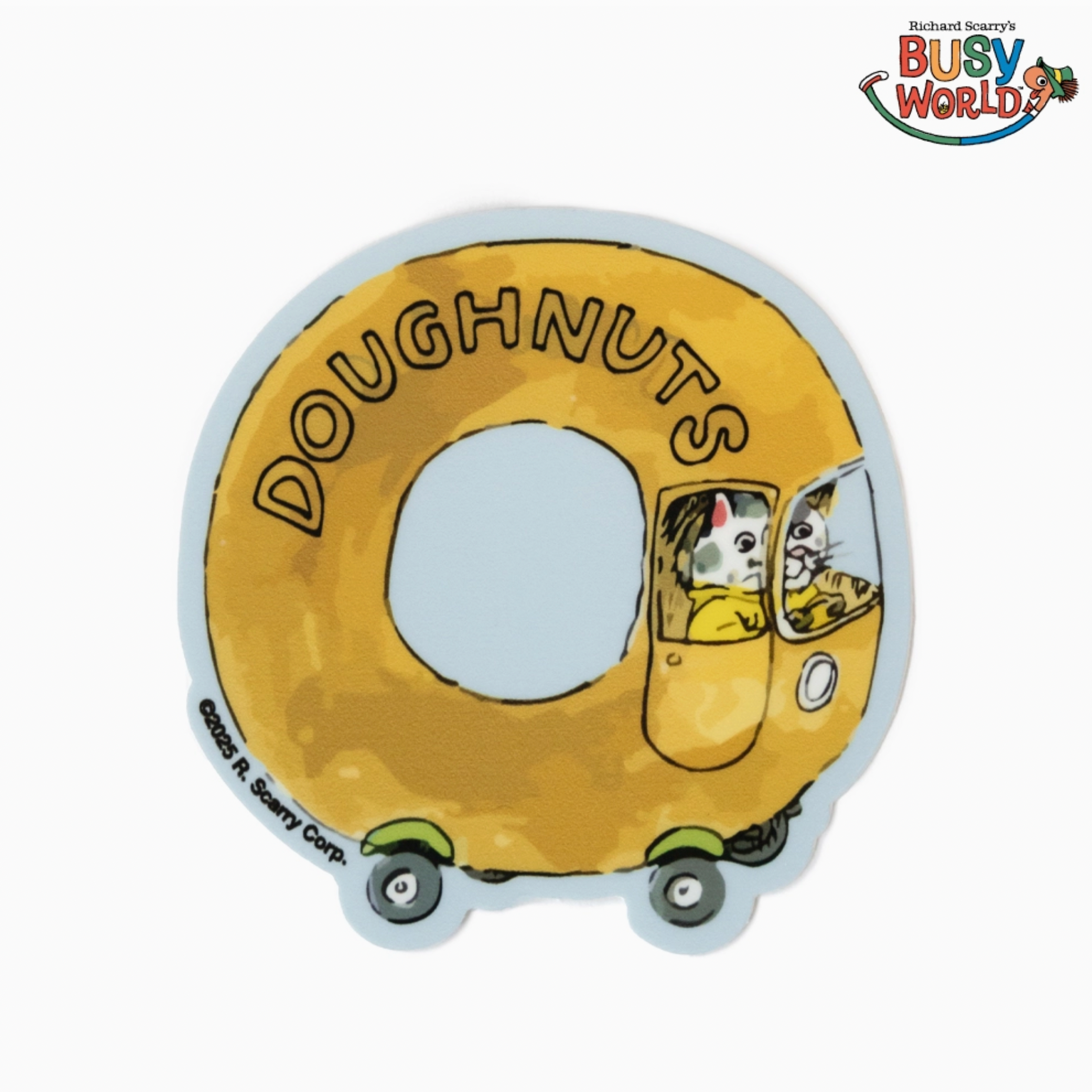 Richard Scarry® - Doughnut Car Sticker