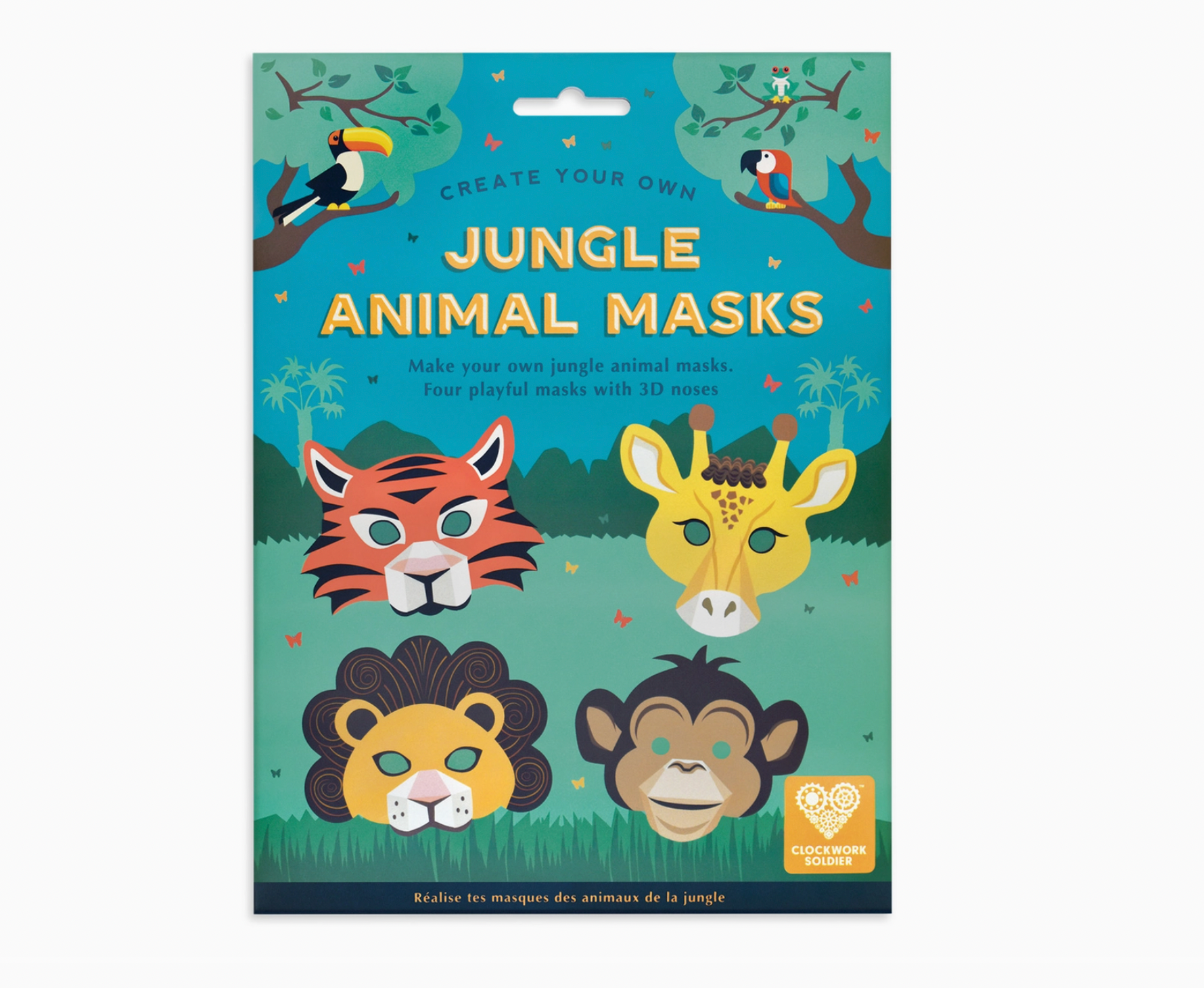 Create Your Own Jungle Animal Masks