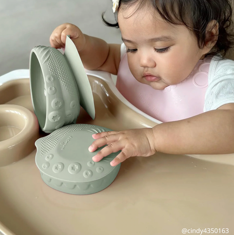 Sensory Baby Bowl - Sage