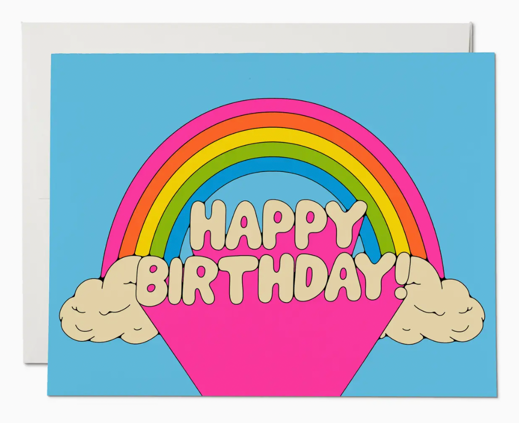 All Over Rainbows Birthday Card