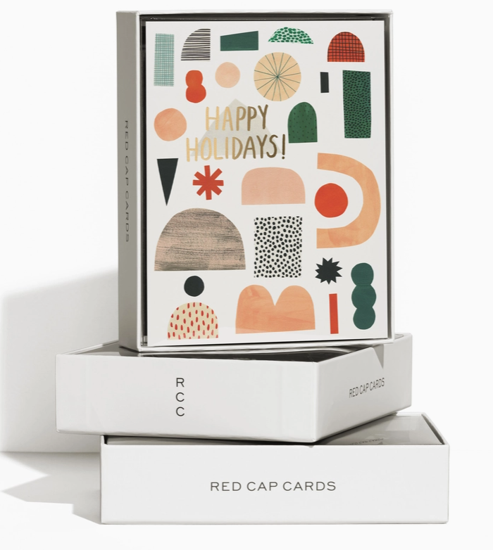 Xmas Shapes Holiday Greeting Card Boxed Sets