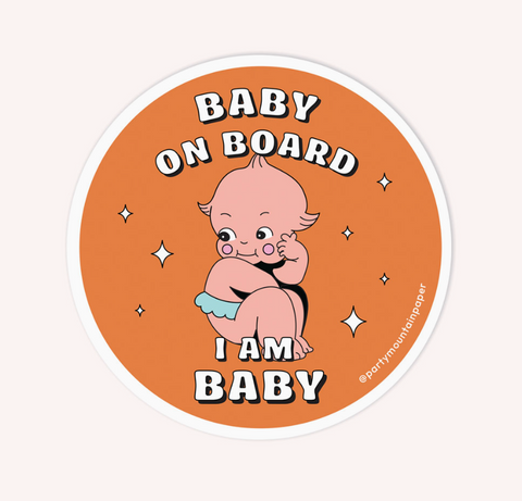 Baby On Board Bumper Sticker