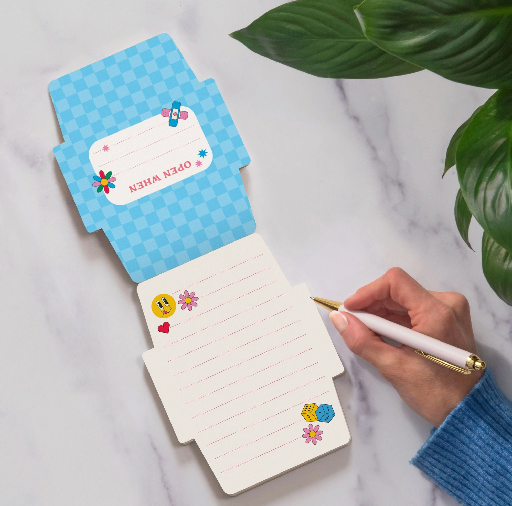 Retro Vibes Mini Memo with Stickers