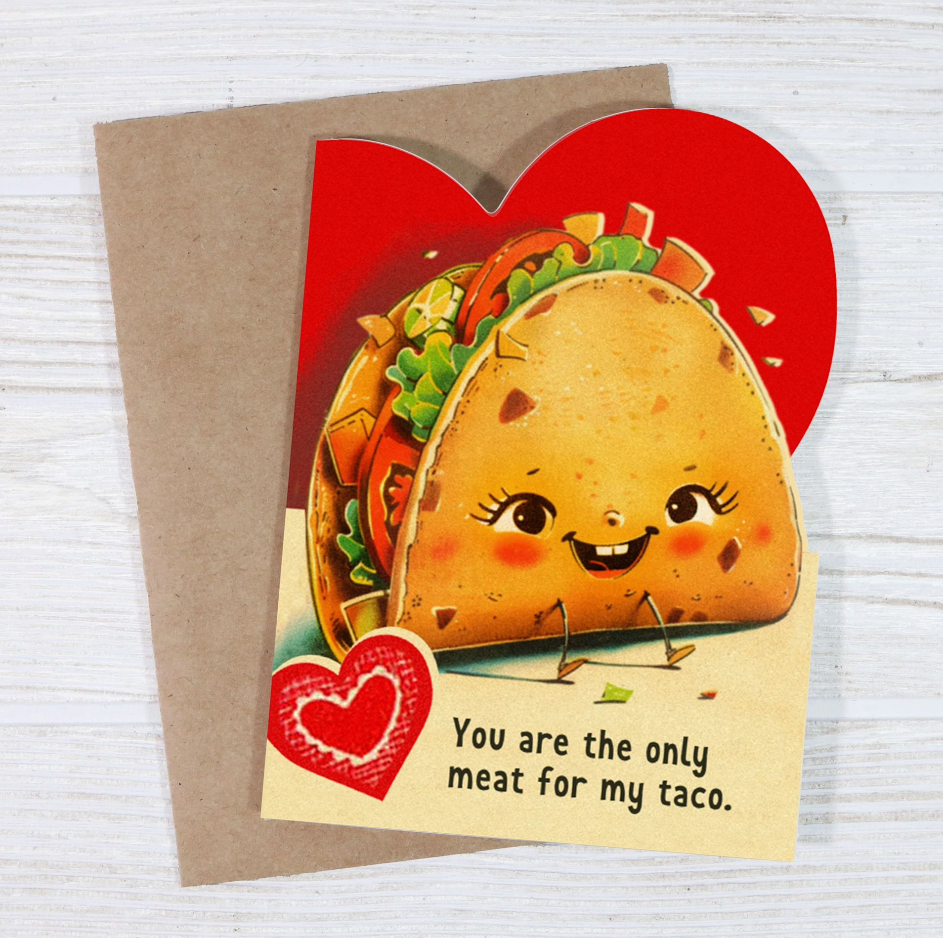 You Are the Only Meat For My Taco Card
