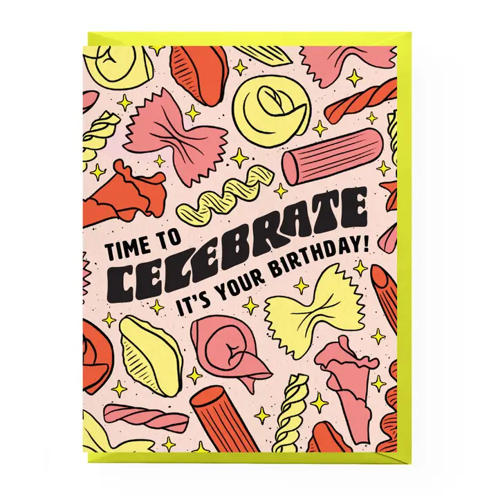 Pasta Birthday Card - Stay Forever