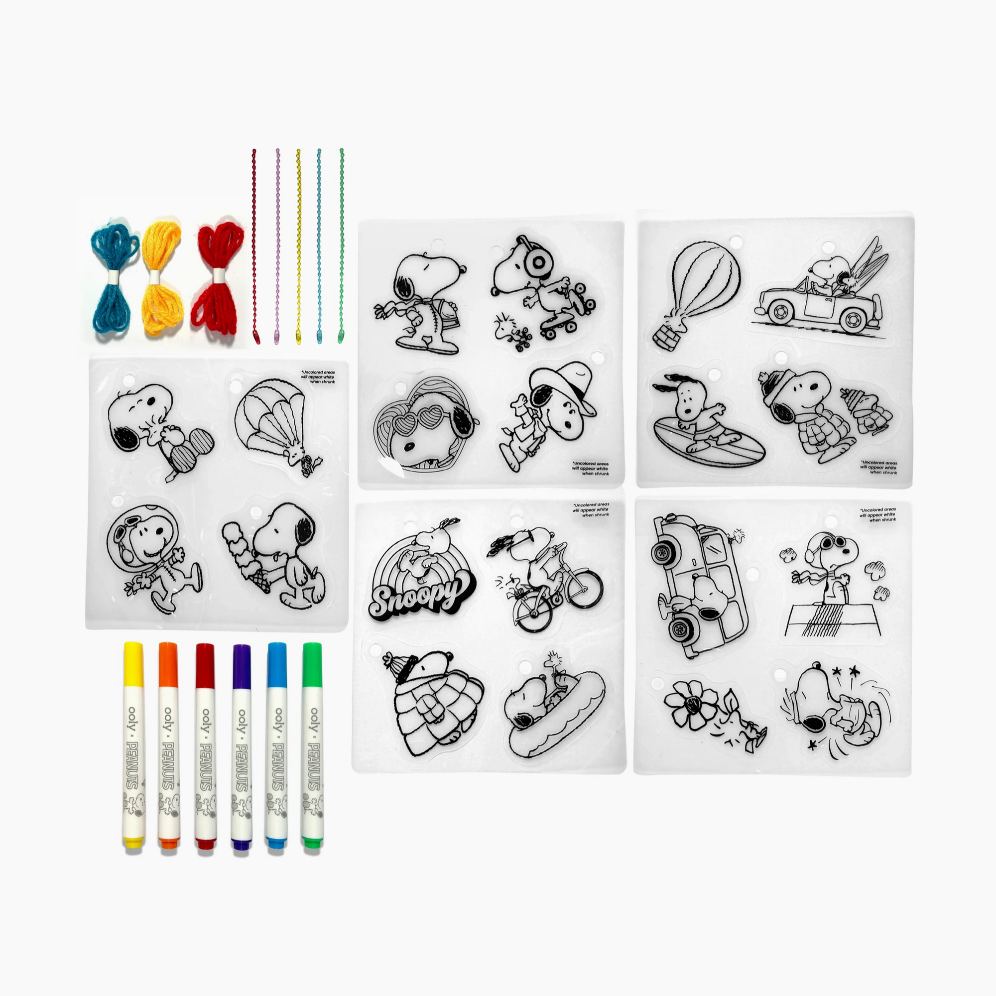 OOLY X Peanuts DIY Shrink Art Kit