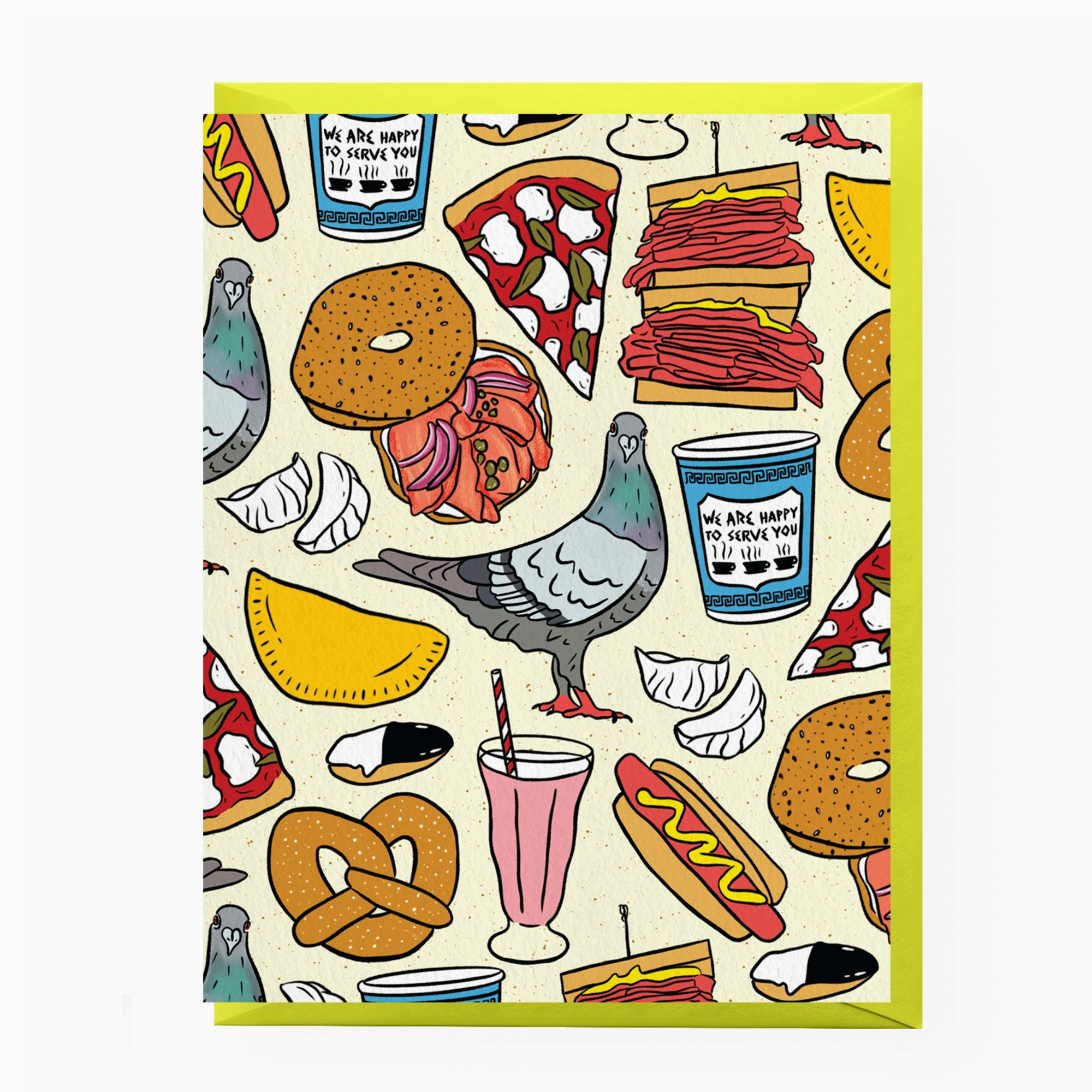 New York City Patterned Greeting Card (Boxed Set of 6)