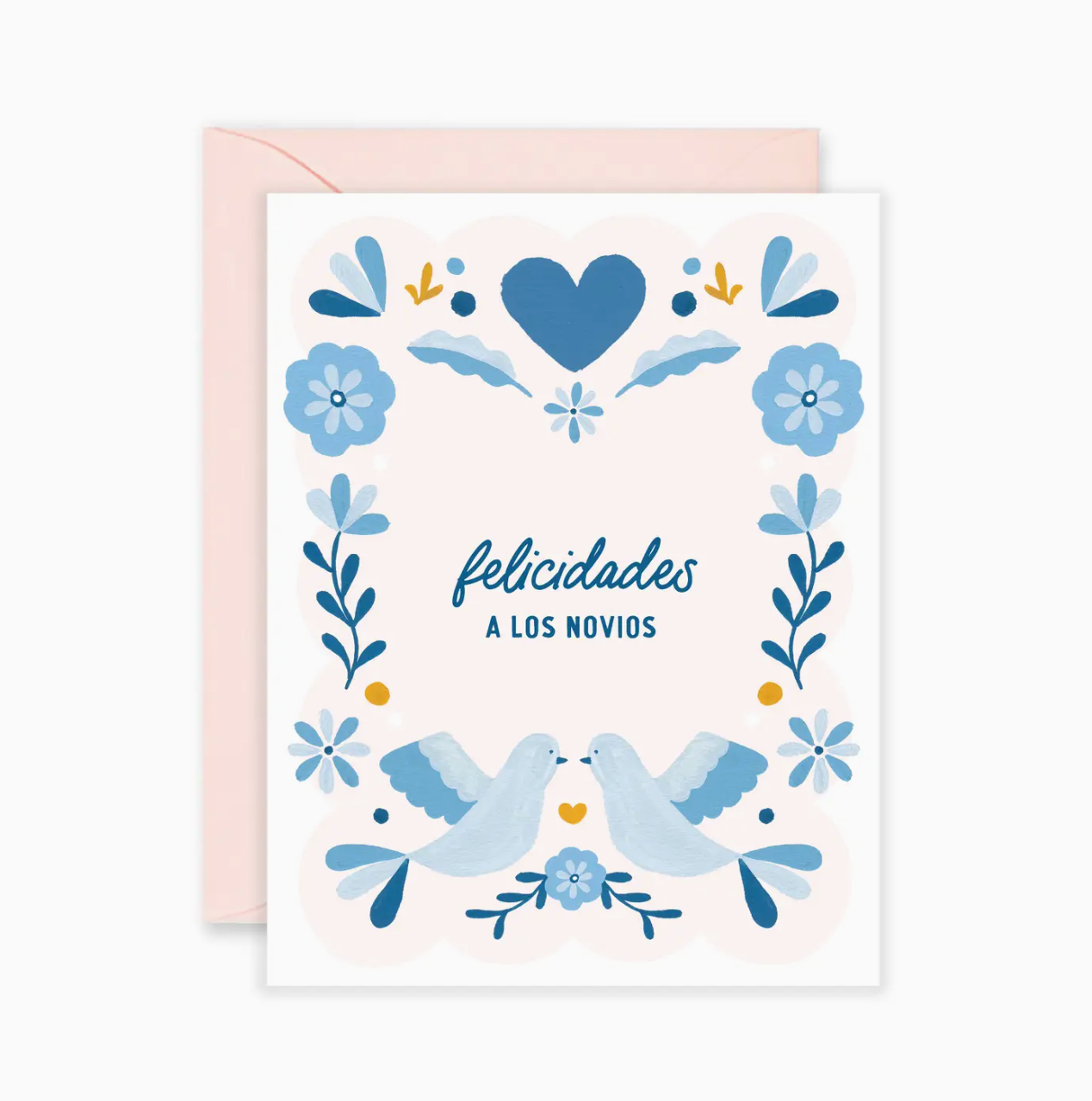 Otomi Felicidades - Spanish Wedding Greeting Card