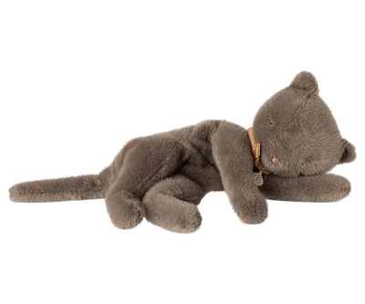 Sleeping kitten plush, Medium - Grey - Stay Forever