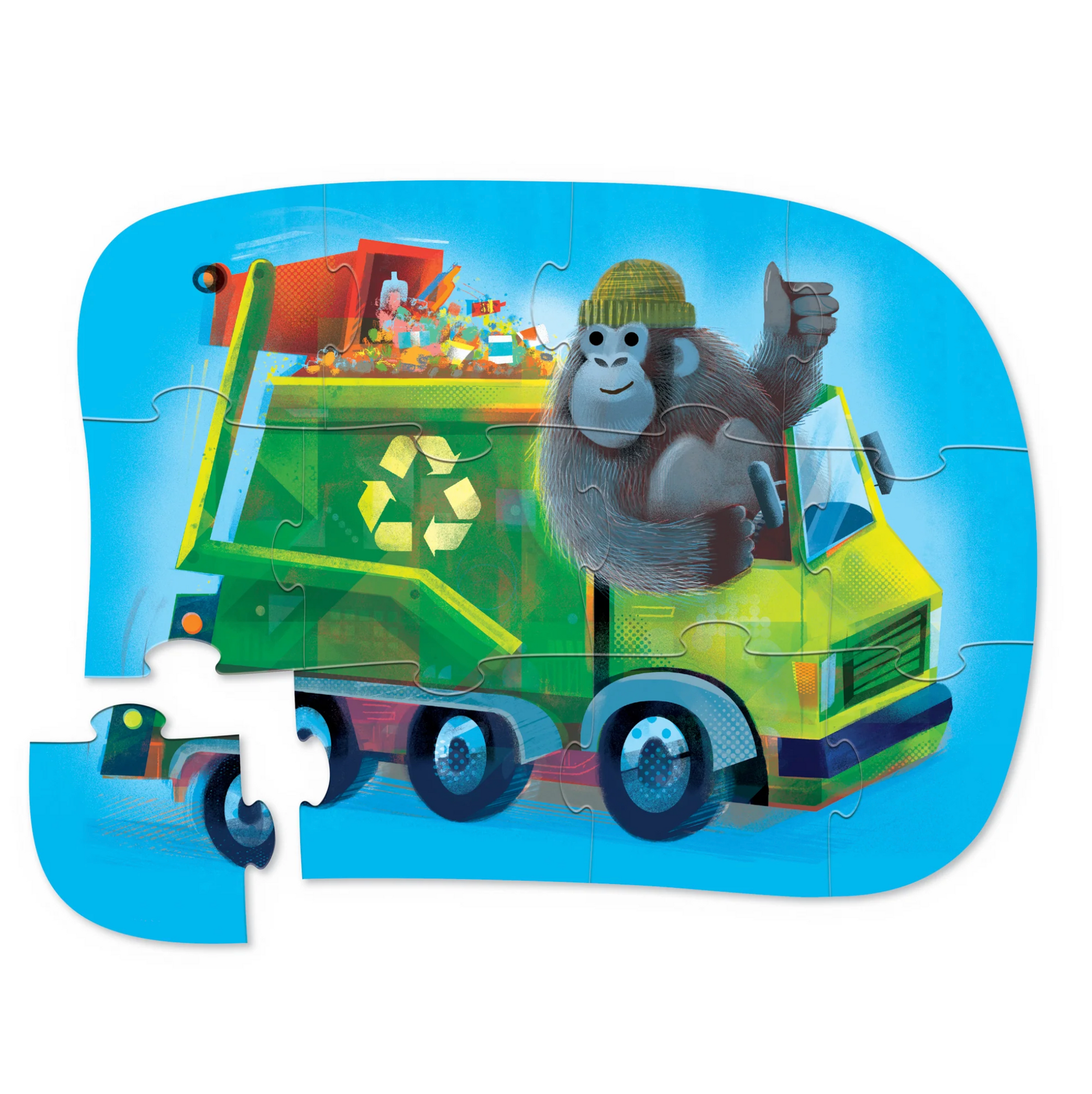 12-Piece Mini Puzzle - Go Gorilla