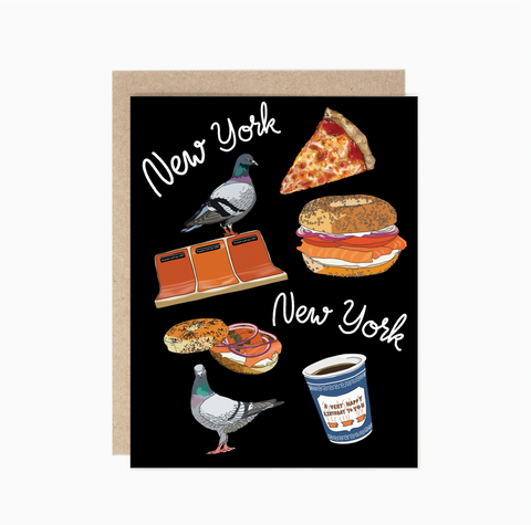 New York Favorites Greeting Card