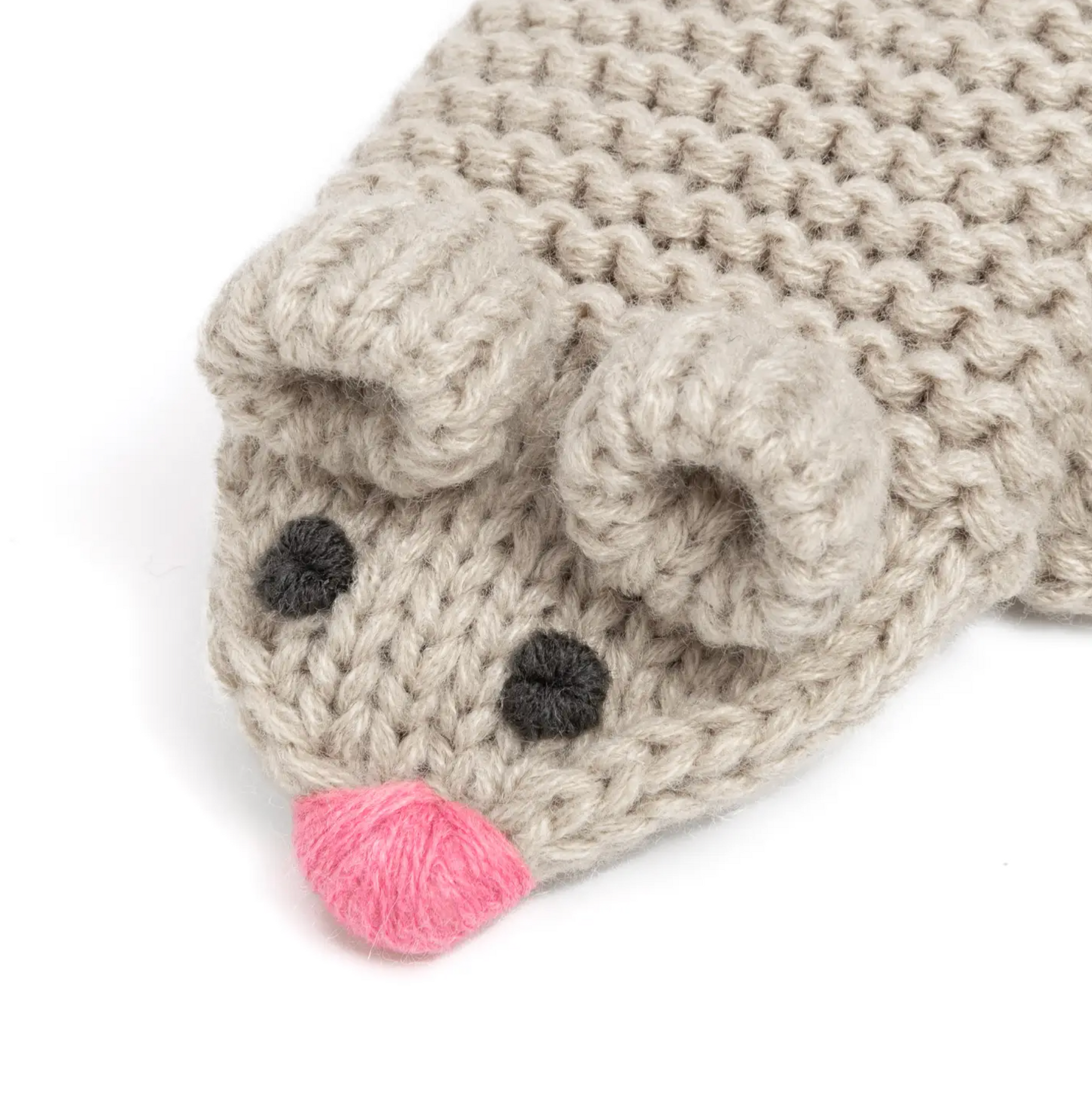 Kids Knitted Mouse Mittens
