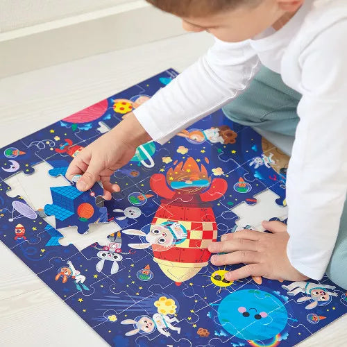 Rocket Rabbits Suitcase Puzzle - 54 pcs