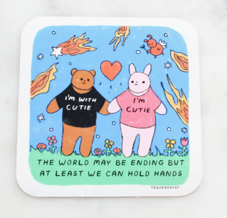 Hold Hands Sticker