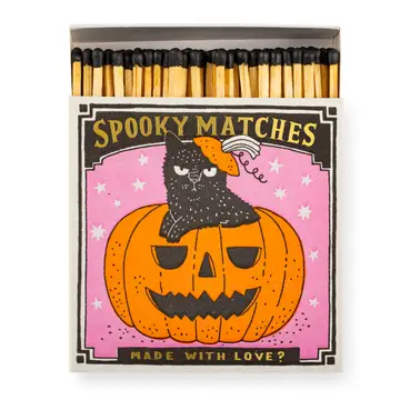Spooky Matches Matchbox - Square - Safety Matches