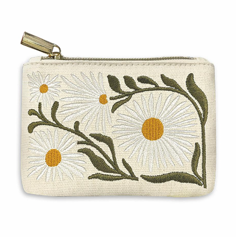 Coin Pouch Flower Market Daisy