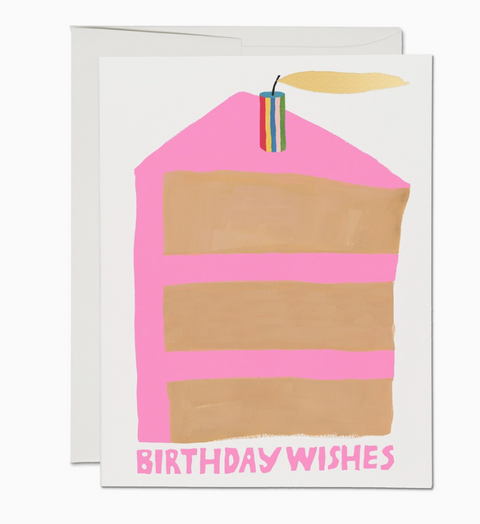 Piece of Cake Birthday Greeting Card