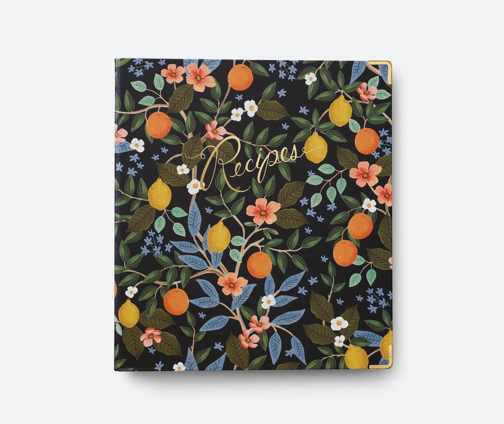 Citrus Grove Recipe Binder