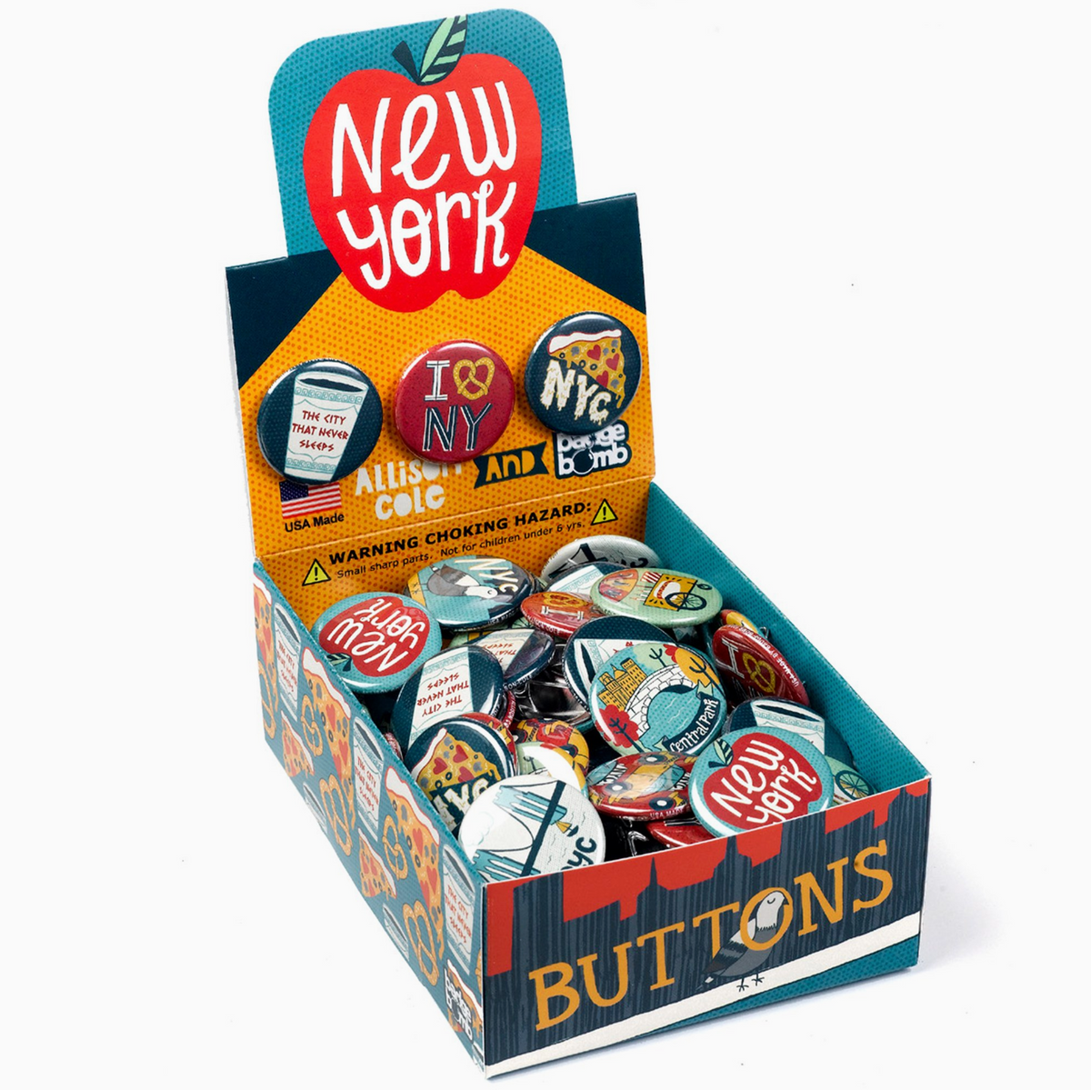 NYC New York Button – Stay Forever
