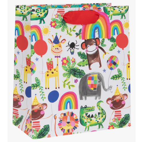 Jungle Animals Gift Bag Medium