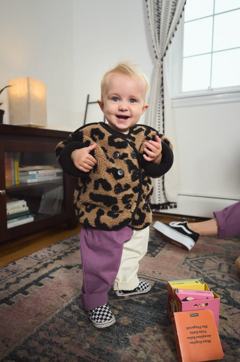 Forever Wild – Leopard Fleece Jacket 2T