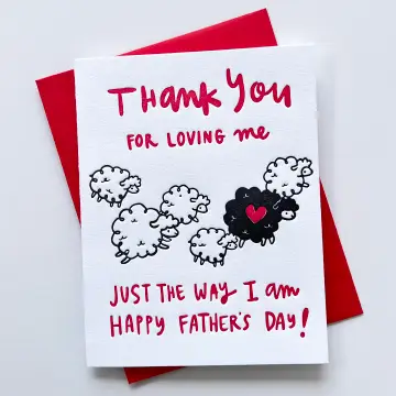 Ghost Academy | Black Sheep Father's Day Letterpress Card