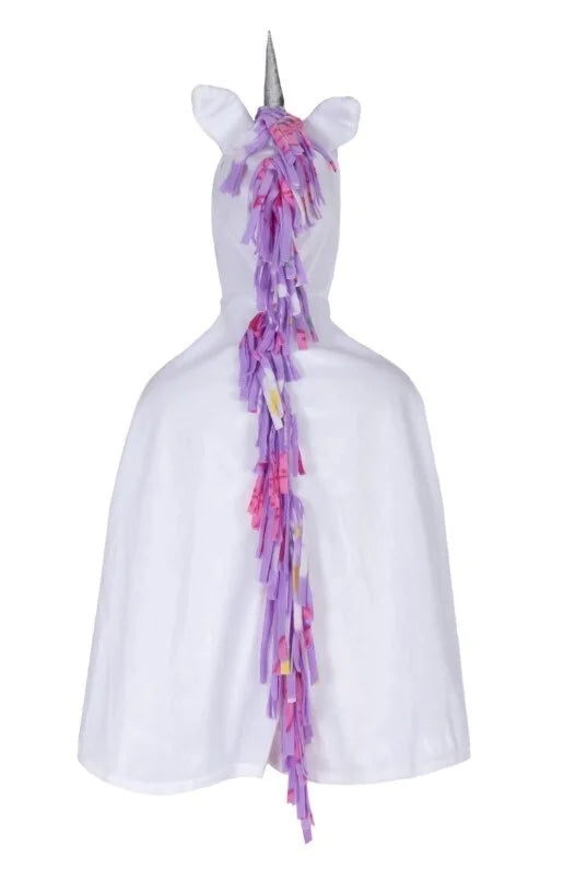 Unicorn Toddler Cape, White, Size 2-3T