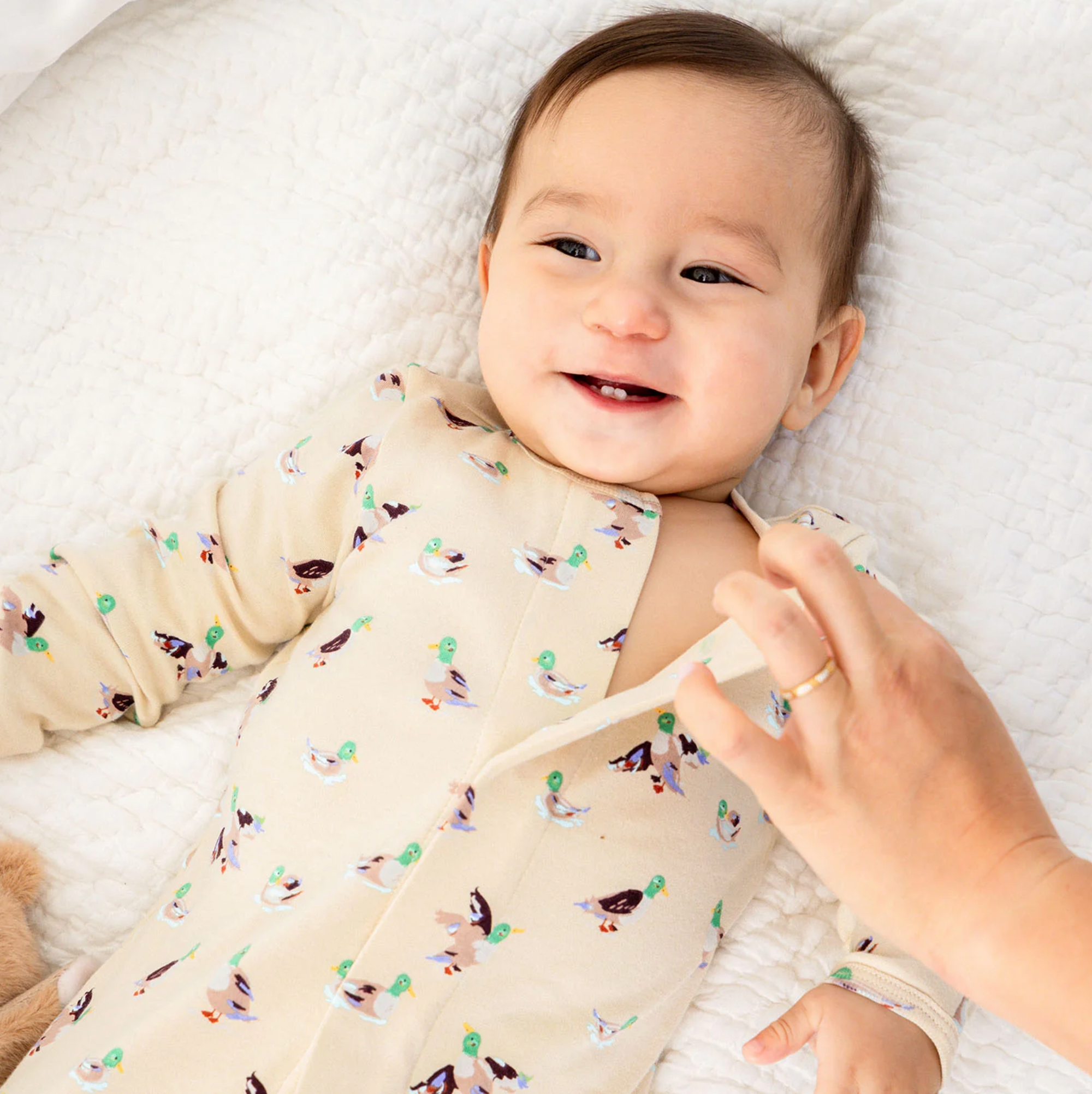 Quack Me Up Organic Cotton Footie