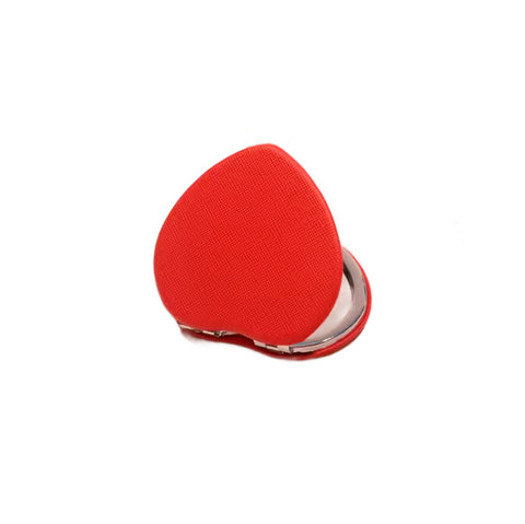 Compact Heart Double-Sided Mirror