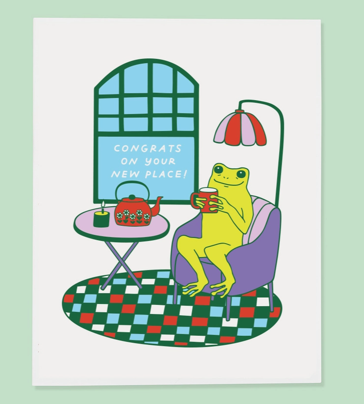 Froggy Home Card