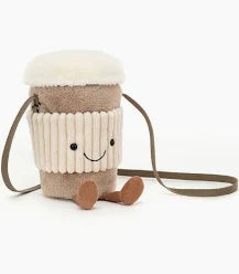 Amuseables Perkle Coffee Shoulder Bag