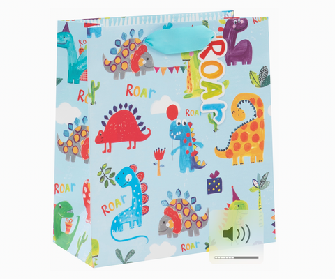 Dinosaur Roar Gift Bag Medium